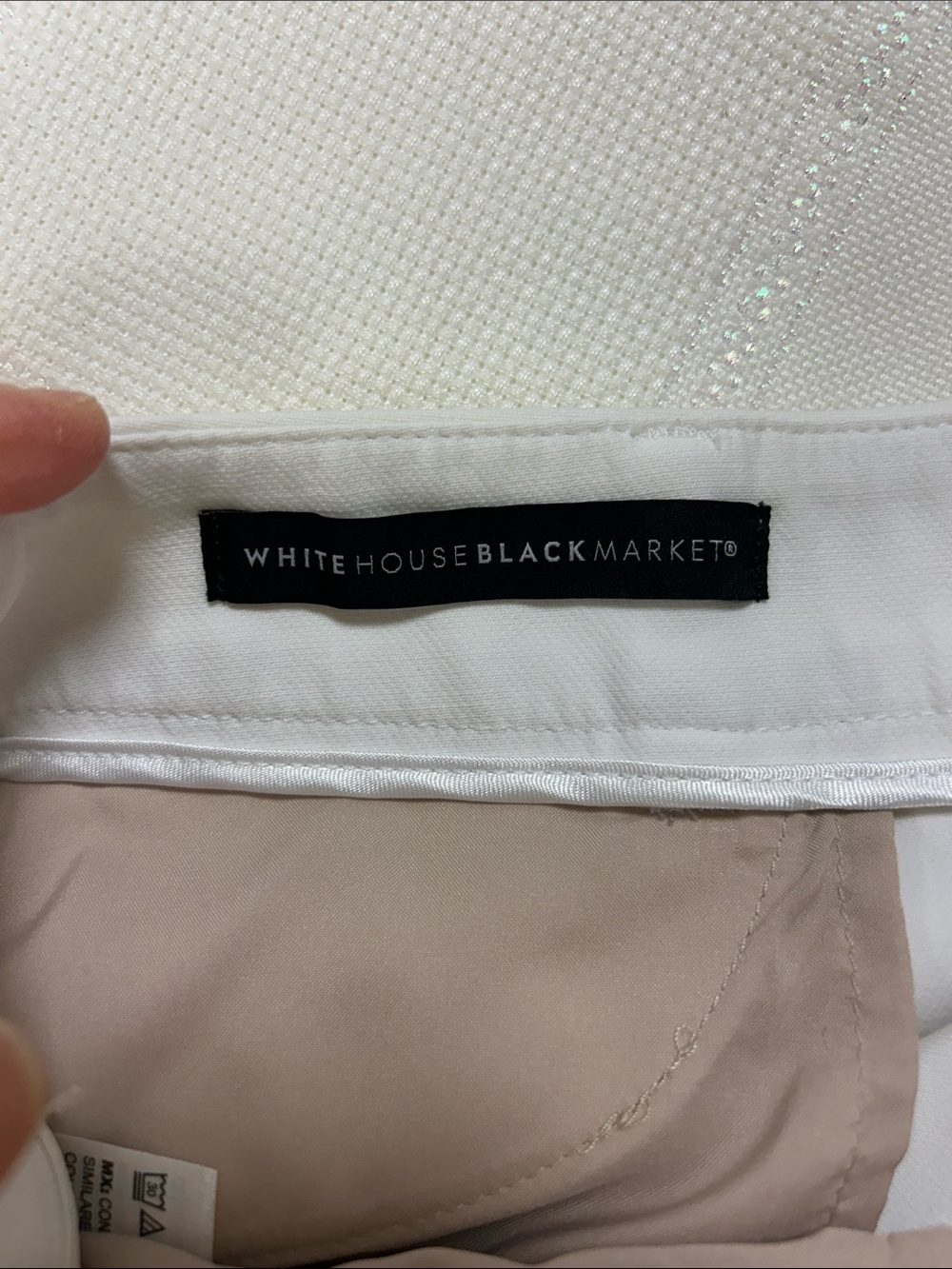 White House Black Market White Women's Tailored Straight-Leg Pants image 5
